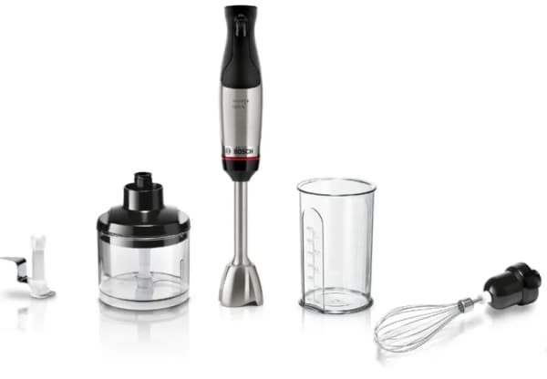 Bosch Serie 6 MSM6M622, Tehosekoitin, 0,6 L, 1,4 m, 1000 W, Musta, Ruostumaton teräs