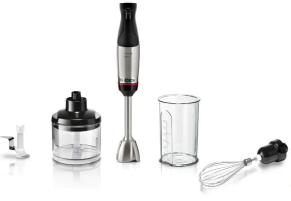 Bosch Serie 6 MSM6M622, Tehosekoitin, 0,6 L, 1,4 m, 1000 W, Musta, Ruostumaton teräs