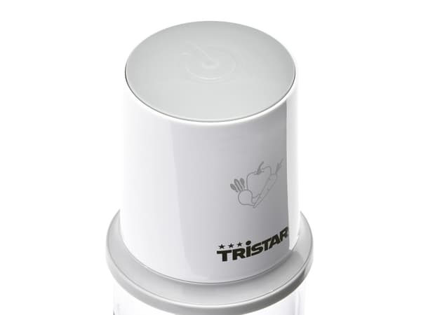 Tristar BL-4020, 0,5 L, Harmaa, Valkoinen, Muovi, Ruostumaton teräs, Painikkeet, 200 W
