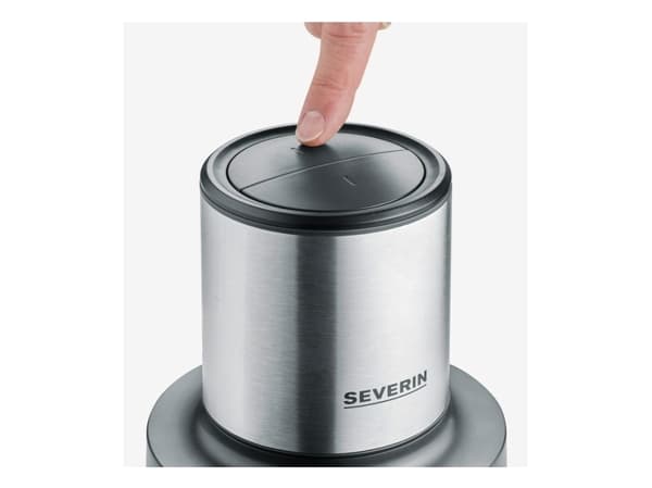 Severin KM 3867, 1 l, Sort, Sølv, Gjennomsiktig, Glass, Plast, Knapper, 400 W