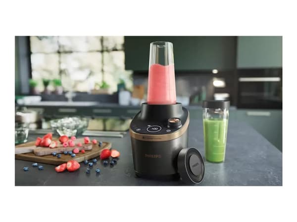 Philips HR3770 - Blandare - 2 liter - 1.5 kW - svart/koppar