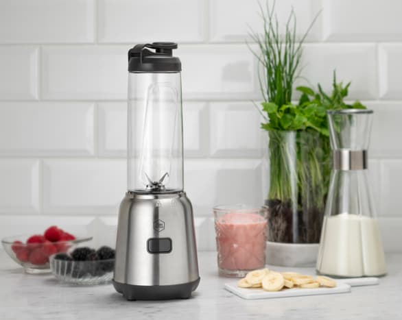 OBH Nordica LH15FDS0, Sportmixer, 300 W, Svart, Rostfritt stål, Vit