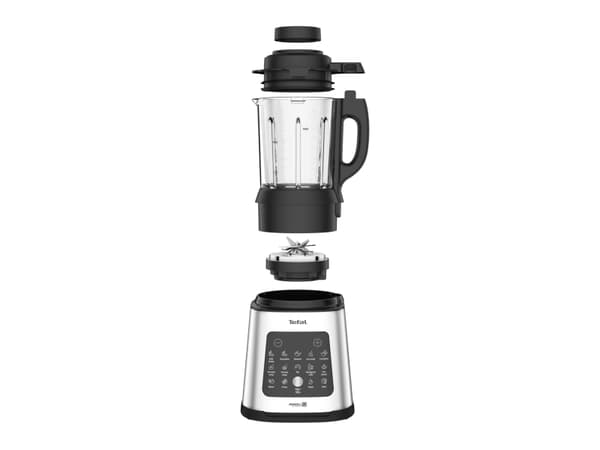 Tefal Perfectmix Cook BL83SD30, Pöydällä pidettävä tehosekoitin, 1,75 L, Syke-toiminto, Jäänmurskaus, 1400 W, Musta, Ruostumaton teräs