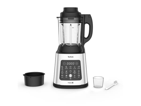 Tefal Perfectmix Cook BL83SD30, Pöydällä pidettävä tehosekoitin, 1,75 L, Syke-toiminto, Jäänmurskaus, 1400 W, Musta, Ruostumaton teräs