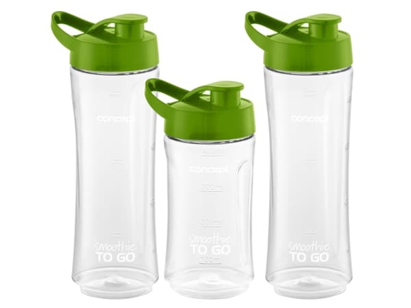 Concept SM3365 Smoothie maker, Bord juicepresse, 0,6 l, 1 m, 300 W, Grønn, Hvit