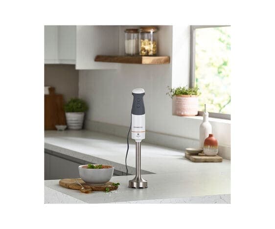 Kenwood Triblad, Upotettava sekoitin, Syke-toiminto, 850 W, Harmaa, Hopea, Valkoinen