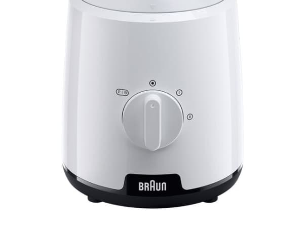Braun JB 1050, Pöydällä pidettävä tehosekoitin, 1,25 L, Syke-toiminto, Jäänmurskaus, 0,9 m, 600 W