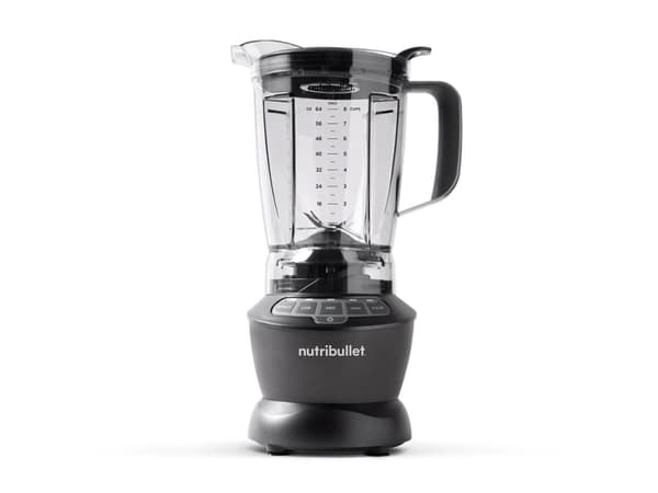 NutriBullet NBF500DG, Pöydällä pidettävä tehosekoitin, 1,9 L, Jäänmurskaus, 1200 W, Hopea