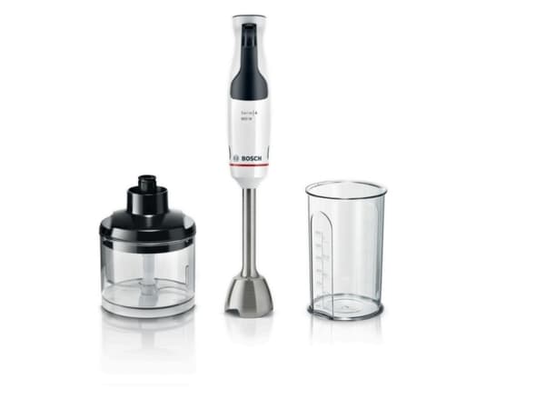 Bosch Serie 4 MSM4W420, Tehosekoitin, 0,6 L, 1,4 m, 800 W, Musta, Läpinäkyvä, Valkoinen