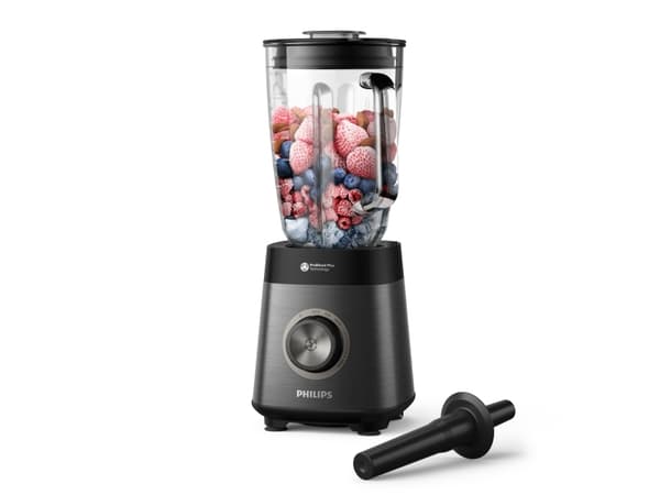 Philips 5000 series Blender HR3040/00, Bordplate blender, 2 L, Impulsfunksjon, Knusning af is, 1200 W, Sort