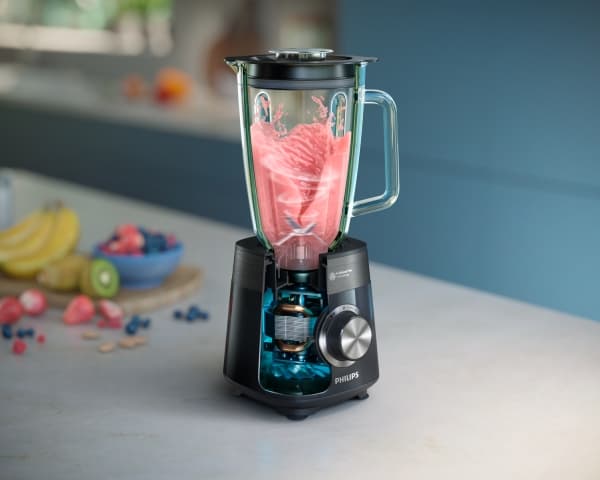 Philips Series 5000 HR3030 - Blandare - 1.5 liter - 1.2 kW - svart