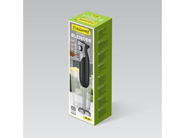 Maestro MR-509 blender 0.6 L Immersion blender 500 W Black, Stainless steel