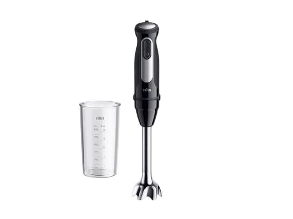 Braun MultiQuick 5 Pro, Stav Mikser, 0,6 l, 1,2 m, 1000 W, Sort, Sølv