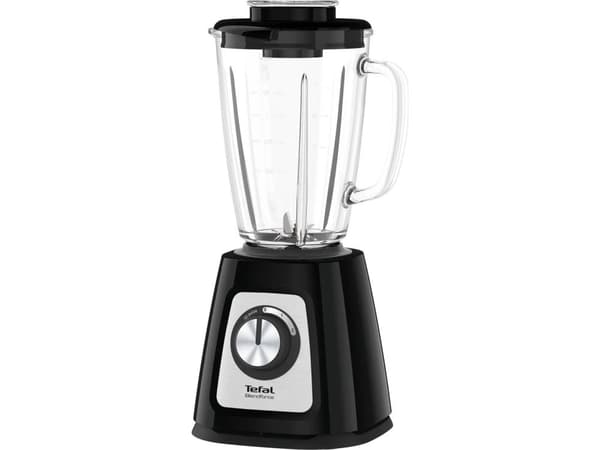 Tefal BlendForce II BL4358, Bord juicepresse, 1,25 l, Pulsfunksjon, Isknusing, 800 W, Sort, Børstet stål