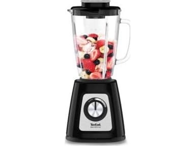 Tefal BlendForce II BL4358, Bord juicepresse, 1,25 l, Pulsfunksjon, Isknusing, 800 W, Sort, Børstet stål