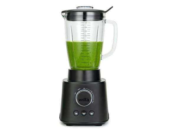 Wilfa 609906, Bærbar blender, 1,8 l, Pulsfunksjon, Isknusing, 1800 W, Sort