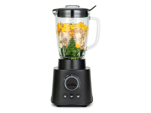 Wilfa 609906, Bærbar blender, 1,8 l, Pulsfunksjon, Isknusing, 1800 W, Sort