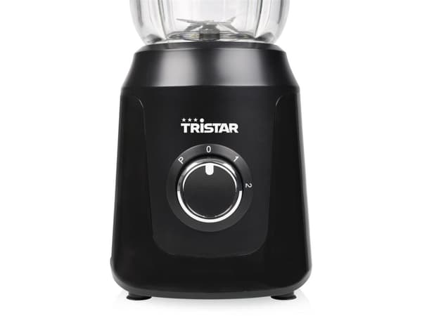 Tristar BL-4482, Matlagingsblender, 1 l, Pulsfunksjon, Isknusing, 350 W, Sort, Gjennomsiktig