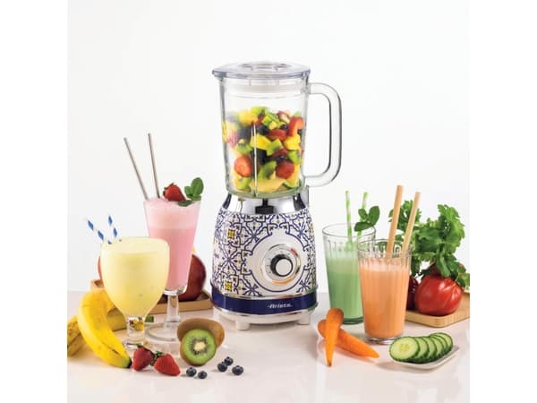 Ariete 0583/0C, Bänkmixer, 1,5 l, Pulsfunktion, Iskrossning, 1000 W, Blå, Multifärg