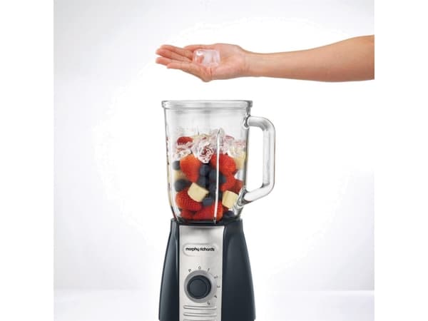 Morphy Richards 403010, Bord juicepresse, 1,5 l, Pulsfunksjon, 400 W, Grå, Gjennomsiktig