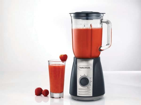 Morphy Richards 403010, Bord juicepresse, 1,5 l, Pulsfunksjon, 400 W, Grå, Gjennomsiktig