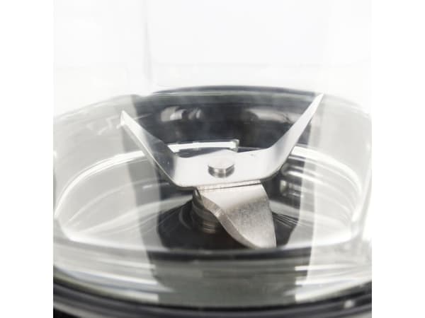 Emerio BL-130988, Bärbar mixer, 1,5 l, Pulsfunktion, Iskrossning, 500 W, Svart, Rostfritt stål, Transparent