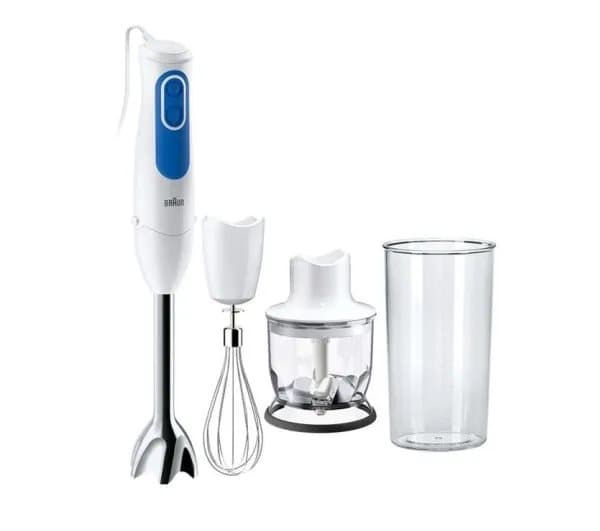Braun MQ 3025 Spaghetti, Upotettava sekoitin, 600 L, 1,2 m, 700 W, Sininen, Valkoinen