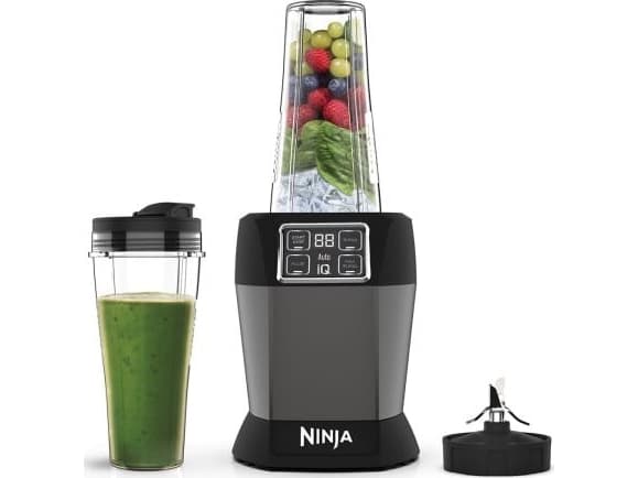 Ninja BN495, 0,7 l, Pulsfunksjon, Isknusing, 1,5 m, 1000 W, Antrasitt, Sort, Grå