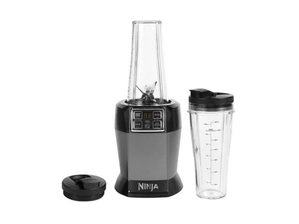 Ninja BN495, 0,7 l, Pulsfunksjon, Isknusing, 1,5 m, 1000 W, Antrasitt, Sort, Grå