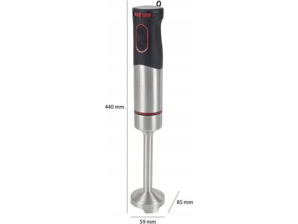 ProfiCook PC-SMS 1226, Mixer för matlagning, Pulsfunktion, 1000 W, Stål