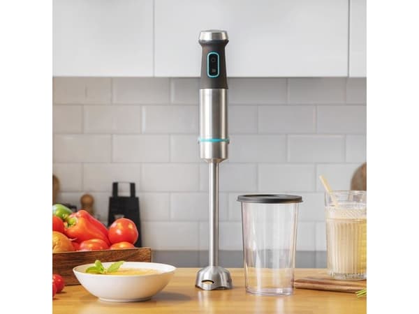 Cecotec Power TitanBlack 1200 XL, Stavmixer, 0,8 l, Iskrossning, 1200 W, Svart, Silver