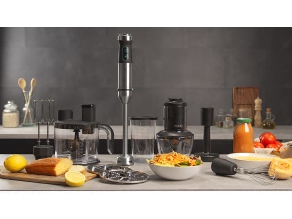 Cecotec Power TitanBlack 1500 XL TotalMix, Stavmixer, 1500 W, Svart, Grön, Rostfritt stål