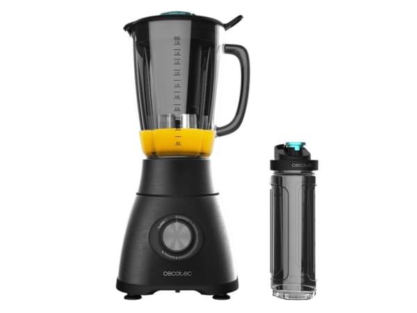Cecotec Power Black Titanium 1800 Go, Bänkmixer, 1,8 l, Iskrossning, 1800 W, Svart