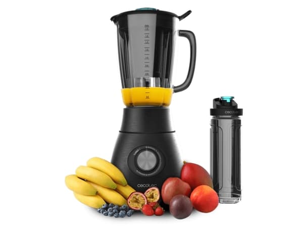 Cecotec Power Black Titanium 1800 Go, Bänkmixer, 1,8 l, Iskrossning, 1800 W, Svart