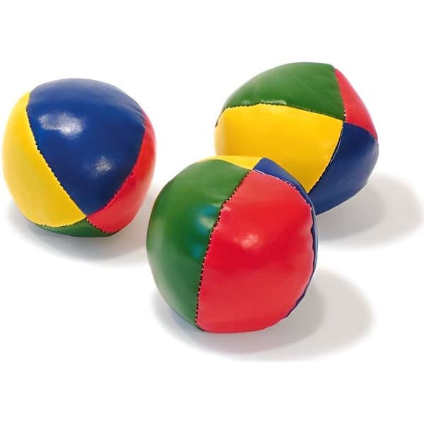 Set med 3 VILAC jongleringbollar för barn - Diameter 6 cm