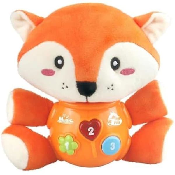 Flerfärgad leksak - LLOPIS - Musical Fox - Ljuslåda - 24 cm - För barn