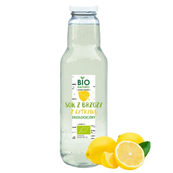 Koivun mehu sitruunalla LUOMU 750ml / BIOnaturo