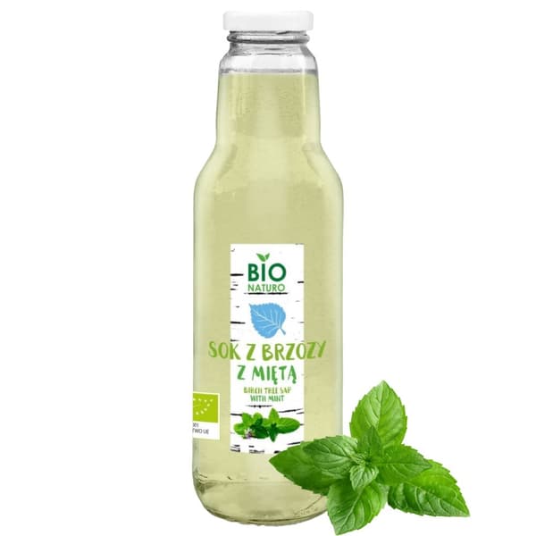 Koivun mehu mintulla 750ml / BIOnaturo