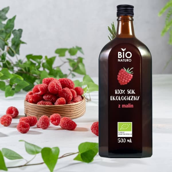 Vadelmamehu 100 % BIO 500 ml / BIOnaturo