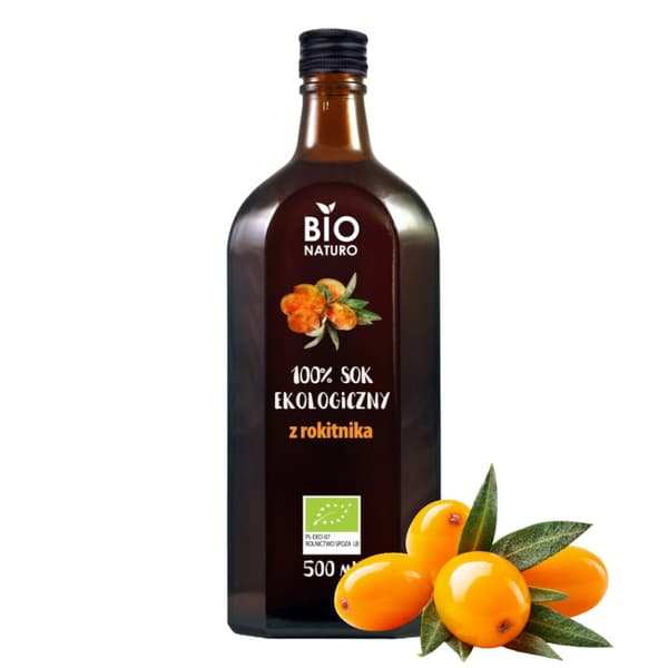 Havtornsjuice 100 % ekologisk 500 ml / BIOnaturo