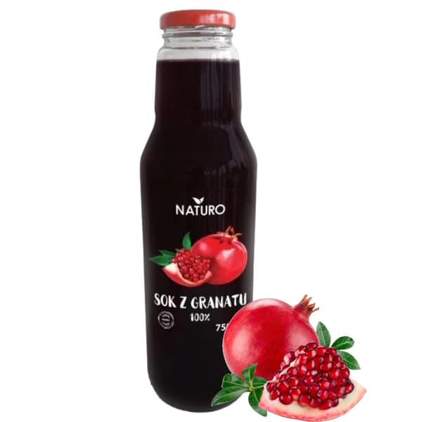 Granaattiomenamehu 100 % 750 ml / Naturo