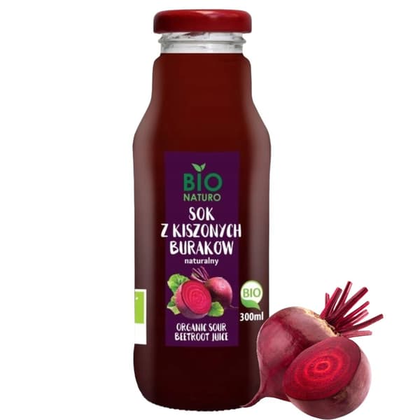 Inlagd rödbetsjuice EKOLOGISK 100% 300 ml / BIOnaturo