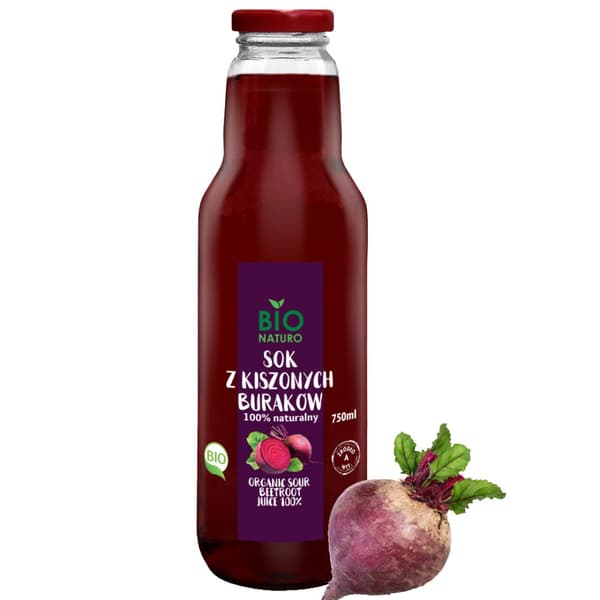 Inlagd rödbetsjuice 750ml / BIO Naturo