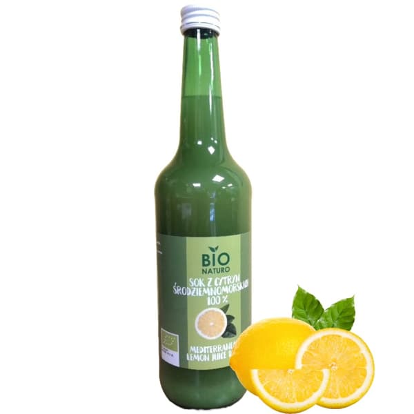 Middelhavscitronsaft ØKOLOGISK 100% 700 ml / BIONaturo