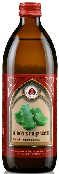 Aloe juice med pulp Bonifraterskie Produkter