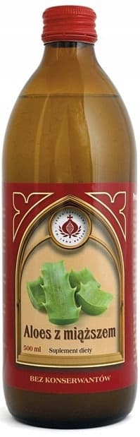 Aloe juice med pulp Bonifraterskie Produkter