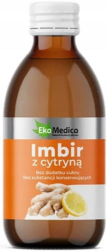 INGEFÄRAJUICE MED CITRON immunitet matsmältning Ekamedica 250 ml