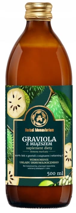 Graviola juice med frugtkød Herbal Monasterium 500ml