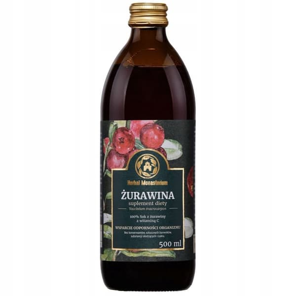 Urtekloster 100% Tranebærjuice 500 ml