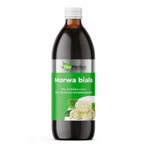 Ekamedica 100% hvid morbærjuice 500 ml